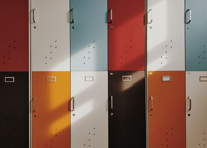 colorful doors